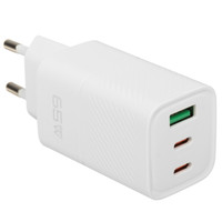 Сетевое зарядное устройство KEYRON K65A2CQCPDGaNW белый