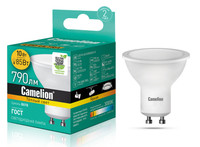 Лампа светодиодная Camelion LED10-GU10/830/GU10