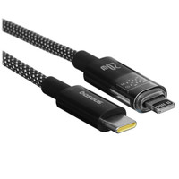 Кабель Baseus Lightning 8-pin - USB Type-C черный 1 м