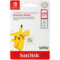 Карта памяти Sandisk Pokemon microSDXC 256 ГБ [SDSQXAO-256G-GN6ZK]