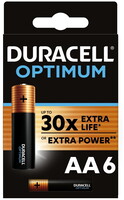 Батарейка Duracell Optimum AA (LR6/ER14505/FR6/R6P)