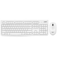 Клавиатура+мышь  проводная  Logitech Desktop MK120 белый