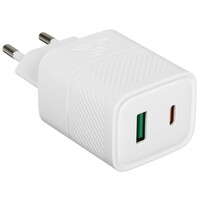 Сетевое зарядное устройство KEYRON K45ACQCPDGaNW белый