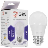 Лампа светодиодная ЭРА LED P45-9W-860-E27
