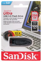 Память USB Flash 256 ГБ SanDisk Ultra [SDCZ48-256G-U46]