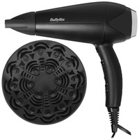 Фен BaByliss D572DE черный/серебристый