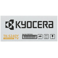 Картридж лазерный Kyocera TK-5240Y желтый, с чипом