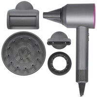 Фен Aceline Super Hair Dryer серый/розовый