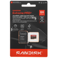 Карта памяти SanDisk microSDXC 64 ГБ [SDSQXCU-064G-GS6MA]