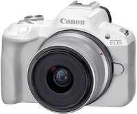 Беззеркальный фотоаппарат Canon EOS R50 Kit 18-45 RF белый