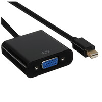 Переходник однонаправленный Aceline mini DisplayPort - VGA, 0.2 м