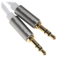 Кабель   DEXP jack 3.5 мм - jack 3.5 мм белый