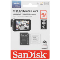 Карта памяти SanDisk High Endurance microSDXC 256 ГБ [SDSQQNR-256G-GN6IA]