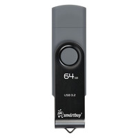 Память OTG USB Flash 64 ГБ SmartBuy Twist Dual [SB064GB3DUOTWK]
