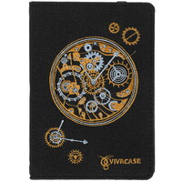 6" Чехол-книжка Vivacase Сlockwork для любых моделей черный