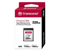 Карта памяти Transcend CFexpress 860 CFexpress Card Type B 320 ГБ [TS320GCFE860]