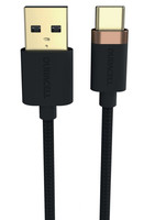 Кабель Duracell USB Type-C - USB Type-A черный