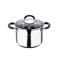Кастрюля Masterpro Foodies MP 4 л 20 см серый