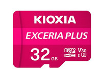 Карта памяти KIOXIA EXCERIA PLUS microSDXC 32 ГБ [LMPL1M032GG2]