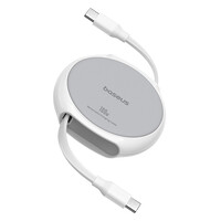 Кабель Baseus USB Type-C - USB Type-C белый 1 м