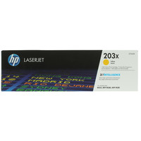 Картридж лазерный HP 203X (CF542X) желтый, с чипом