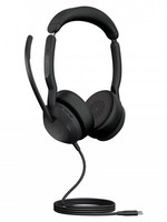 Беспроводные/проводные наушники Jabra Evolve2 50 USB-C MS  черный 2025