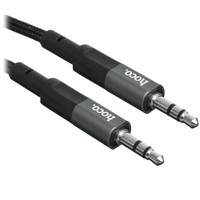 Кабель   Hoco jack 3.5 мм - jack 3.5 мм белый