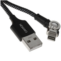 Кабель Canyon Lightning 8-pin - USB Type-A черный
