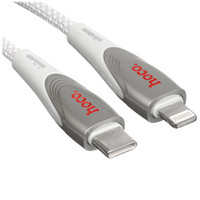 Кабель Hoco Lightning 8-pin - USB Type-C серый 1.2 м