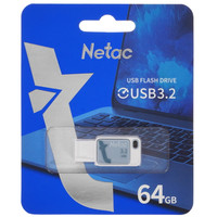 Память USB Flash 64 ГБ Netac UA31 [NT03UA31N-064G-32BL]