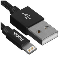 Кабель Hoco Lightning 8-pin - USB Type-A черный 0.25 м