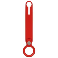 Чехол Apple AirTag Leather Loop для Apple AirTag красный