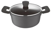 Кастрюля Bergner Retro BG BG-30738-NP 4.5 л 24 см серый