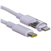 Кабель Baseus Lightning 8-pin - USB Type-C фиолетовый