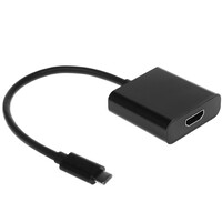 Переходник однонаправленный Cablexpert USB Type-C - HDMI, 0.15 м