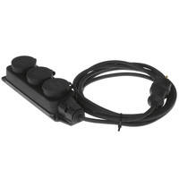 Удлинитель силовой DEXP OD017 черный