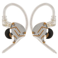 Проводные наушники KZ ZS10 PRO  золотистый 2019