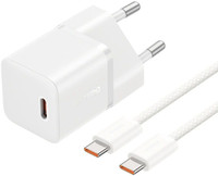 Сетевое зарядное устройство Baseus GaN5 (mini) 1C белый