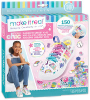 Набор для творчества Make It Real Sticker Chic: Rainbow Street Chic