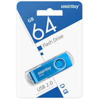 Память USB Flash 64 ГБ Smartbuy Twist [SB064GB2TWB]