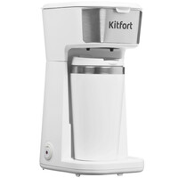 Кофеварка капельная Kitfort КТ-7411 белый
