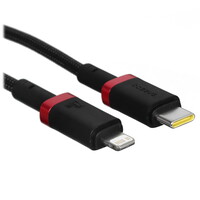 Кабель Baseus Lightning 8-pin - USB Type-C серый 1 м