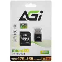 Карта памяти AGI Supreme Pro microSDXC 512 ГБ [AGI512G2BTF138-R3]