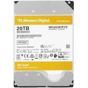 20 ТБ Жесткий диск WD Gold [WD203KRYZ]