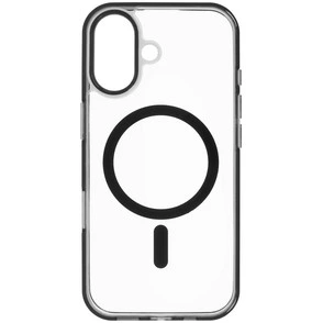 Накладка  KEYRON Magnet Origin для Apple iPhone 17 прозрачный/черный