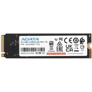 Обзор твердотельного накопителя ADATA Legend 900 Pro объёмом 1 Tбайт на интерфейсе PCIe 4.0 x4