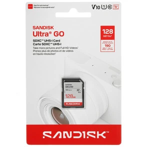 Карта памяти SanDisk Ultra GO SDXC 128 ГБ [SDSDUGN-128G-GN6IN]
