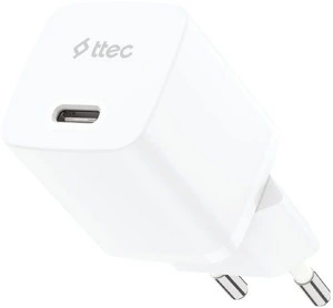 Сетевое зарядное устройство TTEC SmartCharger GAN белый