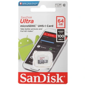 Обзор карты памяти SanDisk Ultra microSDXC 64 ГБ SDSQUNR-064G-GN3MN