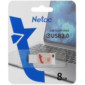 Память USB Flash 8 ГБ Netac UA31 [NT03UA31N-008G-20PK]